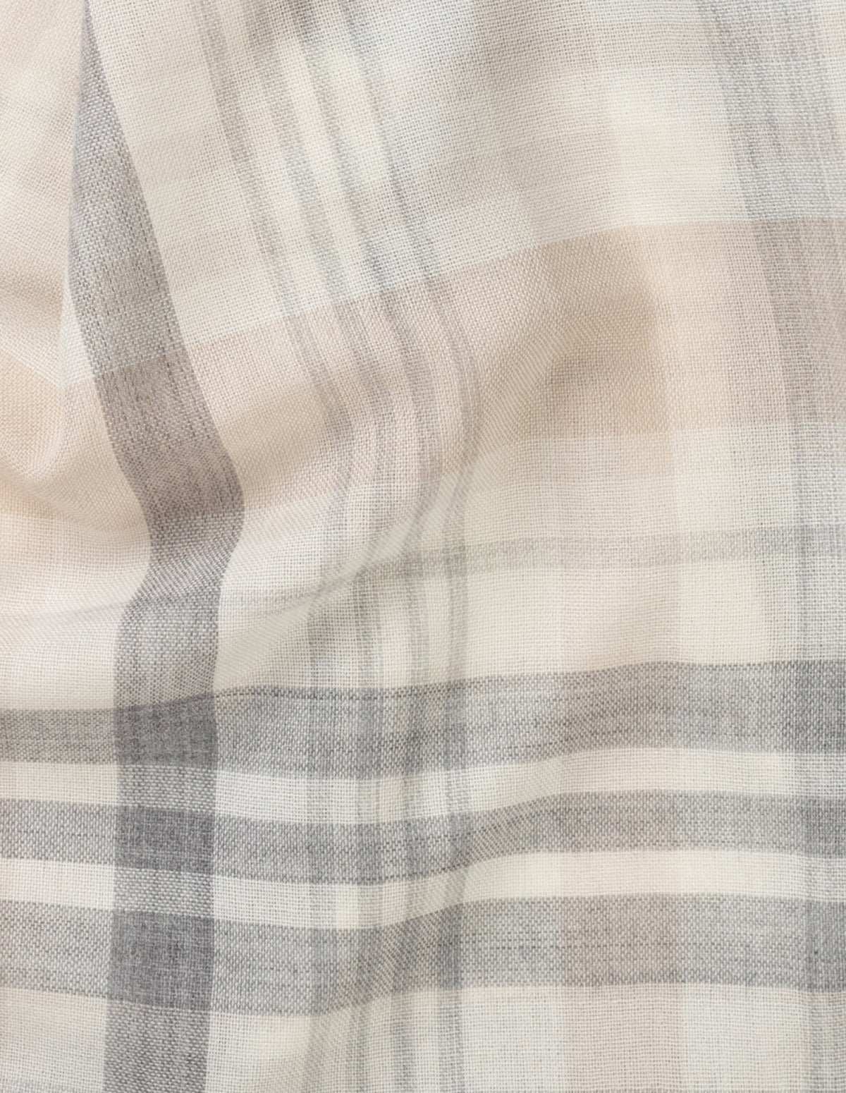 Lightweight Merino Madras Scarf